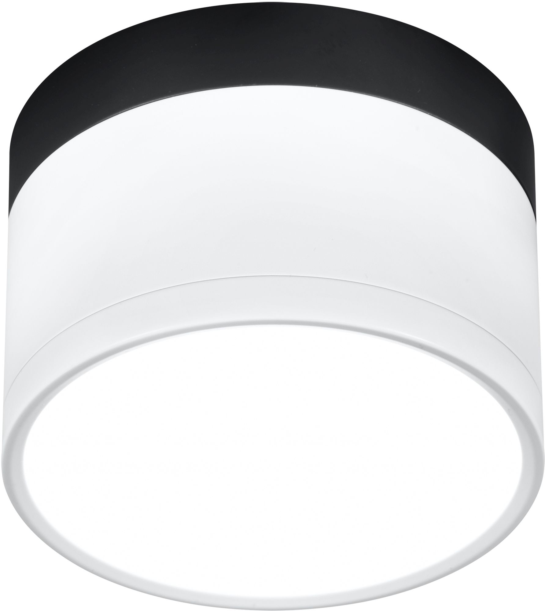 Candellux Tuba lampa podsufitowa 1x9W LED biała/czarna 2273631