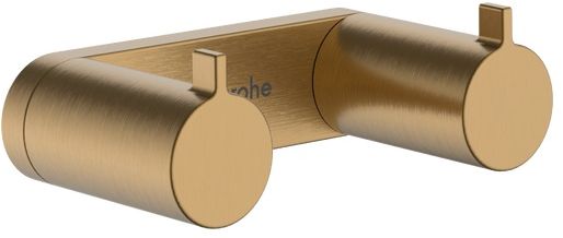 Hansgrohe AddStoris S wieszak na ręcznik podwójny brąz szczotkowany 41785140