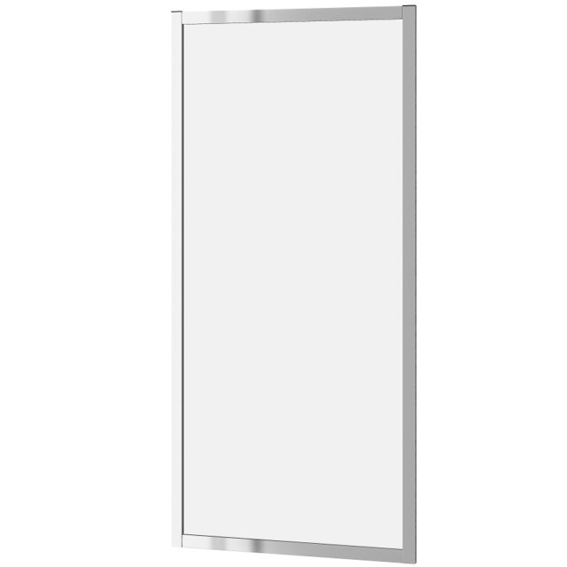 CERSANIT Ścianka kabiny prysznicowej ZIP chrom szkło transparentne 90