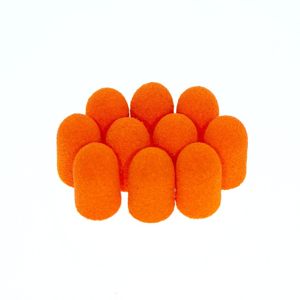 Kapturki do pedicure 7 mm gradacja 60 10 szt ABS Podo AlleMed Pomarańczowy Orange