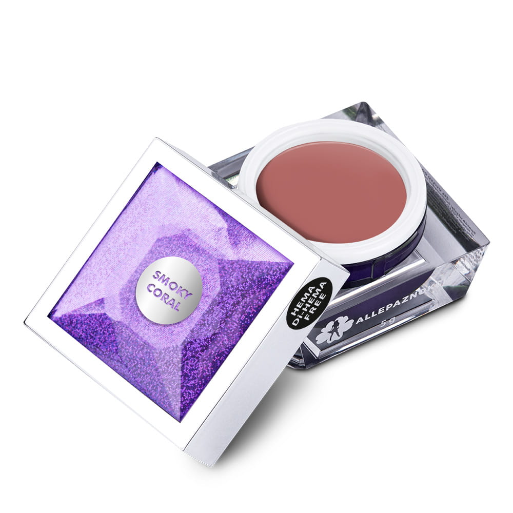Żel do zdobień Artistic Gel paint gel ombre ornamenty Allepaznokcie Smoky Coral HEMA /Di-HEMA Free 5 g Nr 30