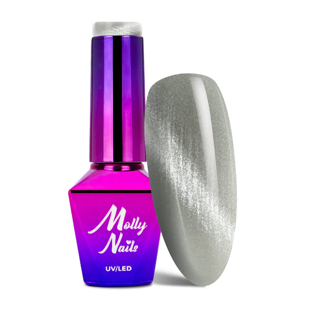 Lakier hybrydowy LED/UV Gel Polish Molly Nails Crystal Water Cat Eye Nr 161 8g