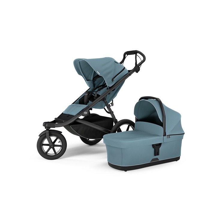 Thule Urban Glide 3 - terenowy wózek głęboko-spacerowy 2w1-Mid Blue on Black