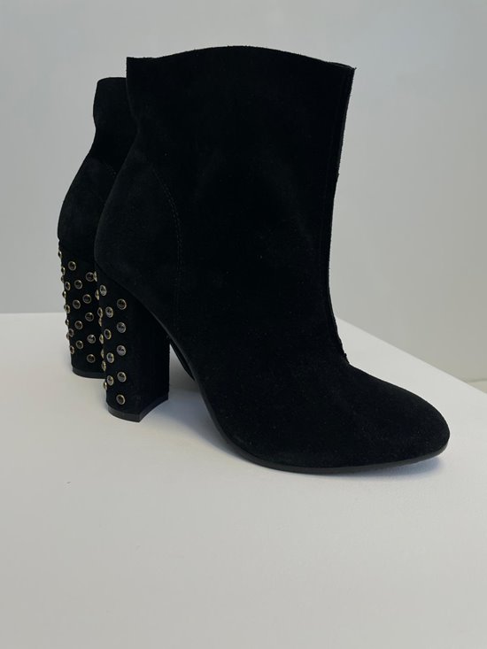 Botki damskie 1 Czarny Welur outlet