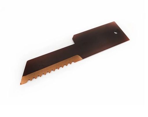 Nóż sieczkarni stały 198x50x3mm John Deere 3mm fi 6,5mm Z59033 Rasspe