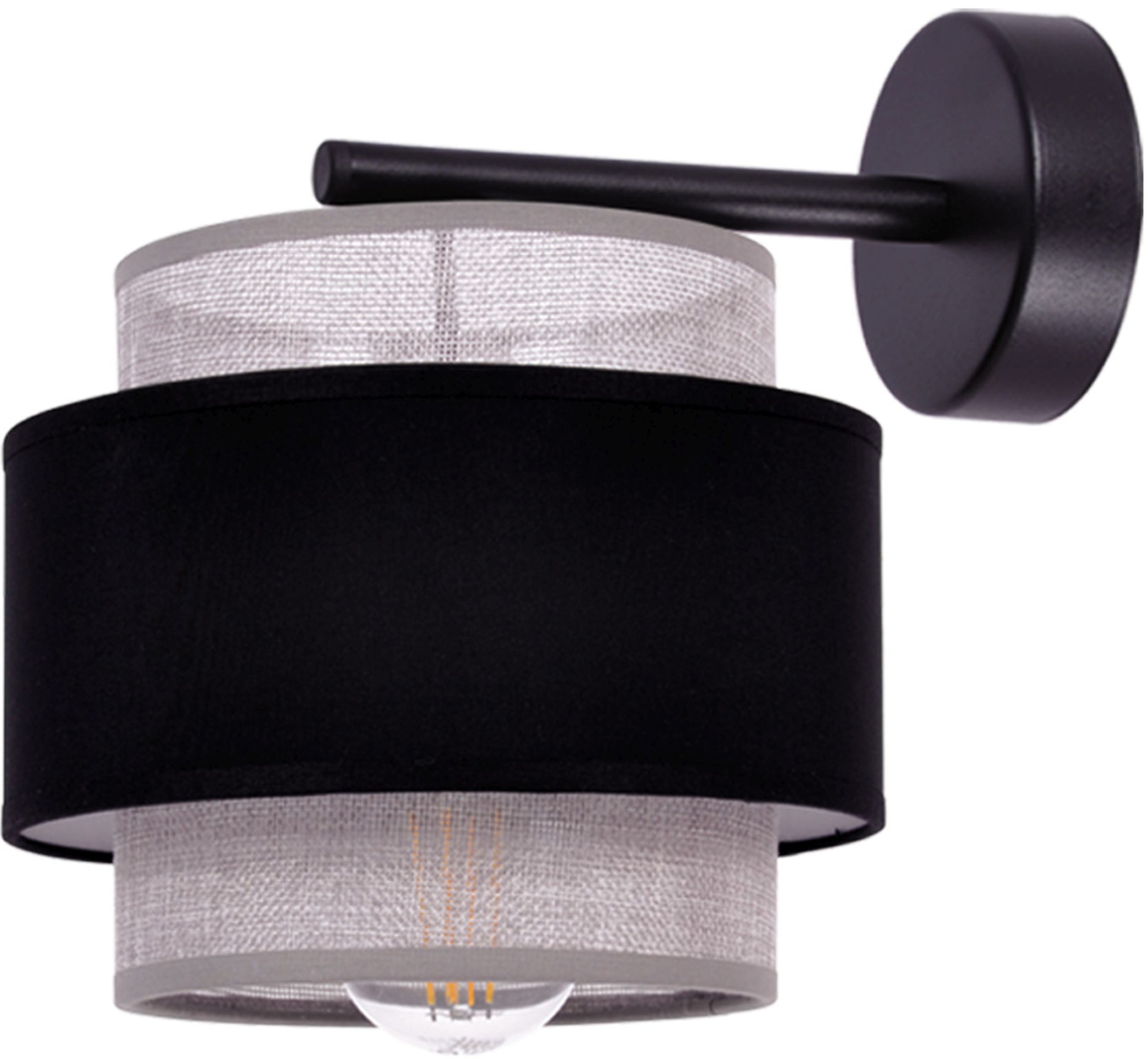 Darmowa Dostawa - Kinkiet 1x40 W czarny Kaja Etela K5174
