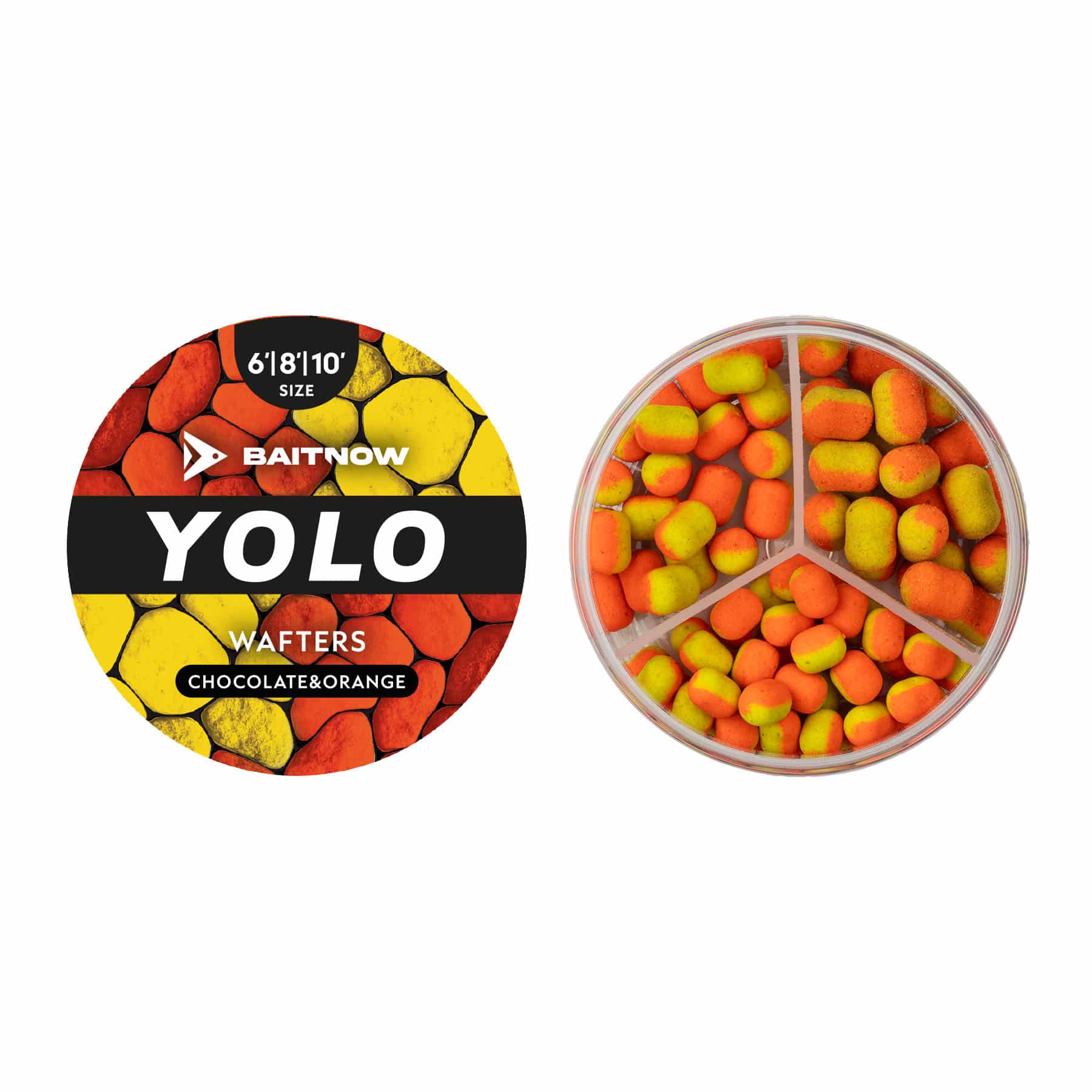 Baitnow Wafters Yolo 6-10mm Chocolate - Orange