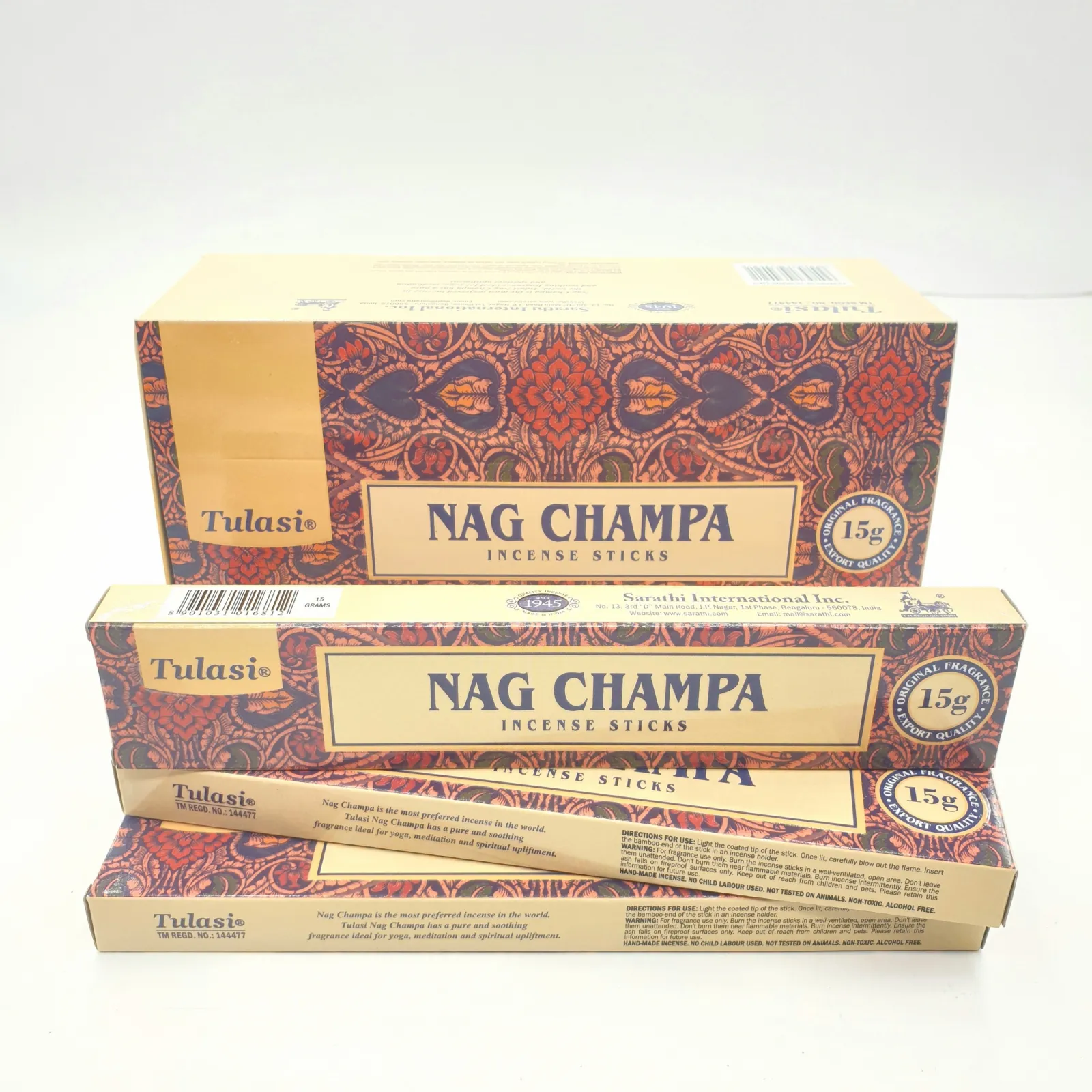 Kadzidełka TULASI Nag Champa (nag champa) - 15g