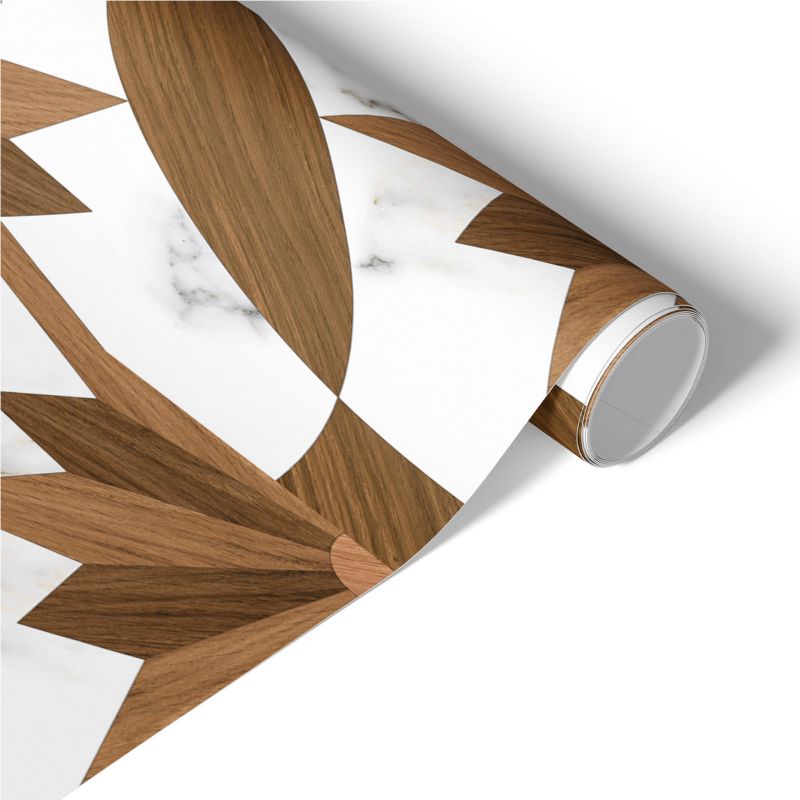 Folia Meblowa Tulup 75x150 cm Drewno i marmur Renowacja Mebli DIY 1 rol.