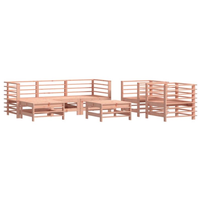 Zestaw mebli ogrodowych WaszeMeble 7-cz. z drewna brązowy WM-3186240 1 kpl