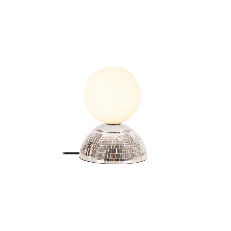 Lampa stołowa Lucide GLITZER srebrno-biała 1xG9x5W IP20 wym:18,4x14x14cm - 1 szt.
