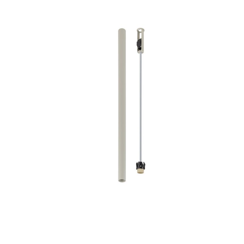 Spot sufitowy Nowodvorski Lighting Fourty szary 1 x GU10 x 10W IP20 wym: 75 x 5 x 4 cm - 1 szt.
