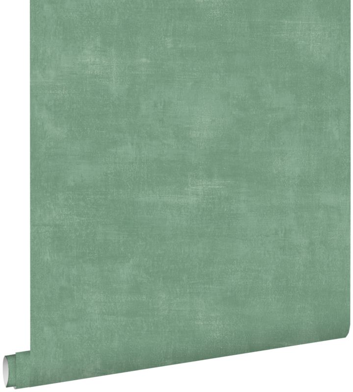 Tapeta ESTAhome konkretny wygląd ciemnej zieleni 53 cm x 10.05 m - 1 rol.