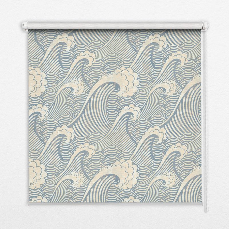 Roleta Do Sypialni Tulup 70x140 cm Fale Wodne Montaż do ściany/sufitu 1 szt.