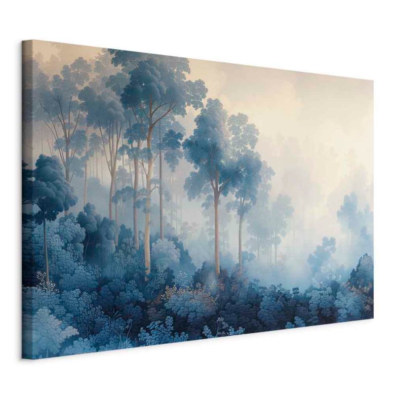 Obraz Artgeist Bajkowy niebieski las 60 x 40 cm płótno włoskie 1 szt