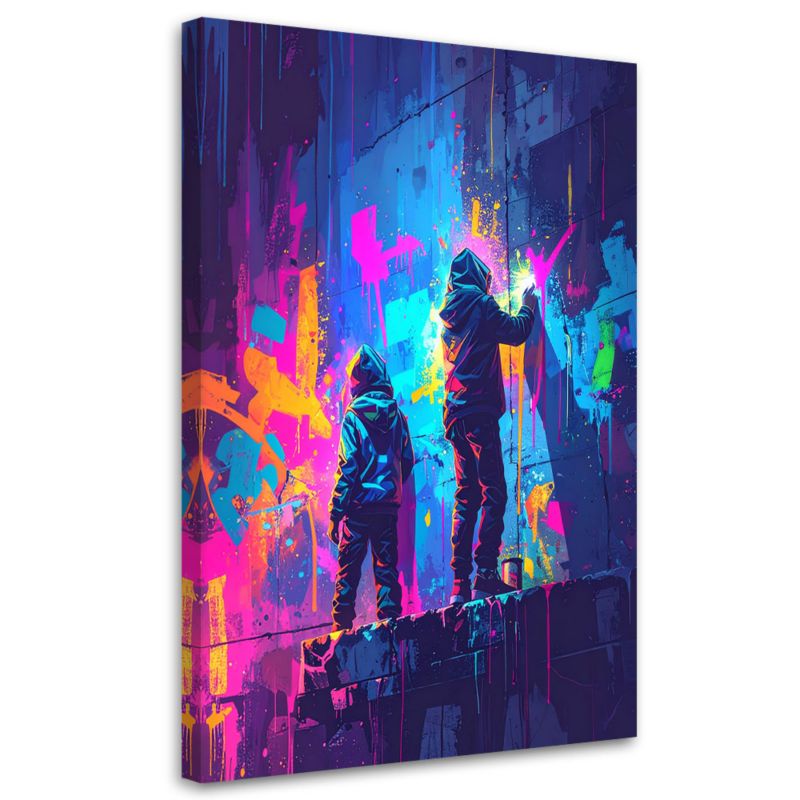 Obraz młodzieżowy Feeby Graffiti Street Art Abstrakcja 60x90cm 1szt