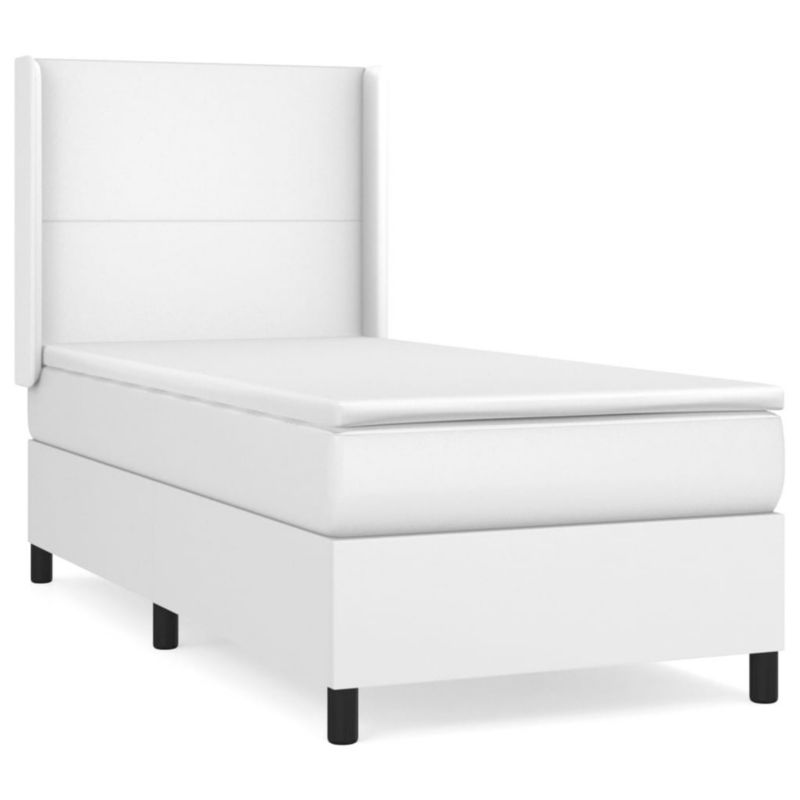 Łóżko kontynentalne WaszeMeble 90x190 cm białe WM-3132352 1 szt.