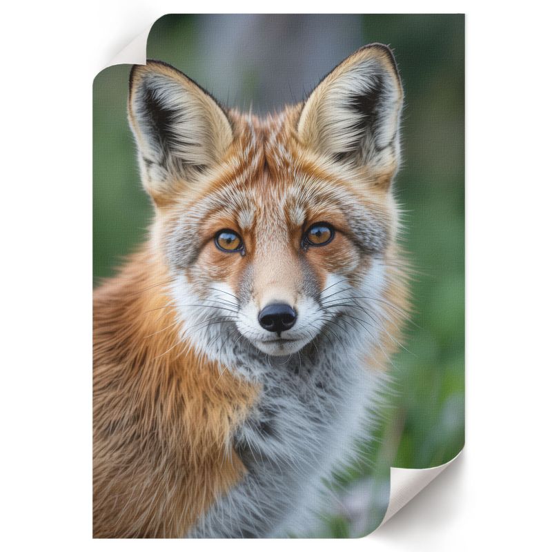 Plakat Na Płótnie ArtPrintCave 42x59,5 cm Lisek portret Omega 1 szt.