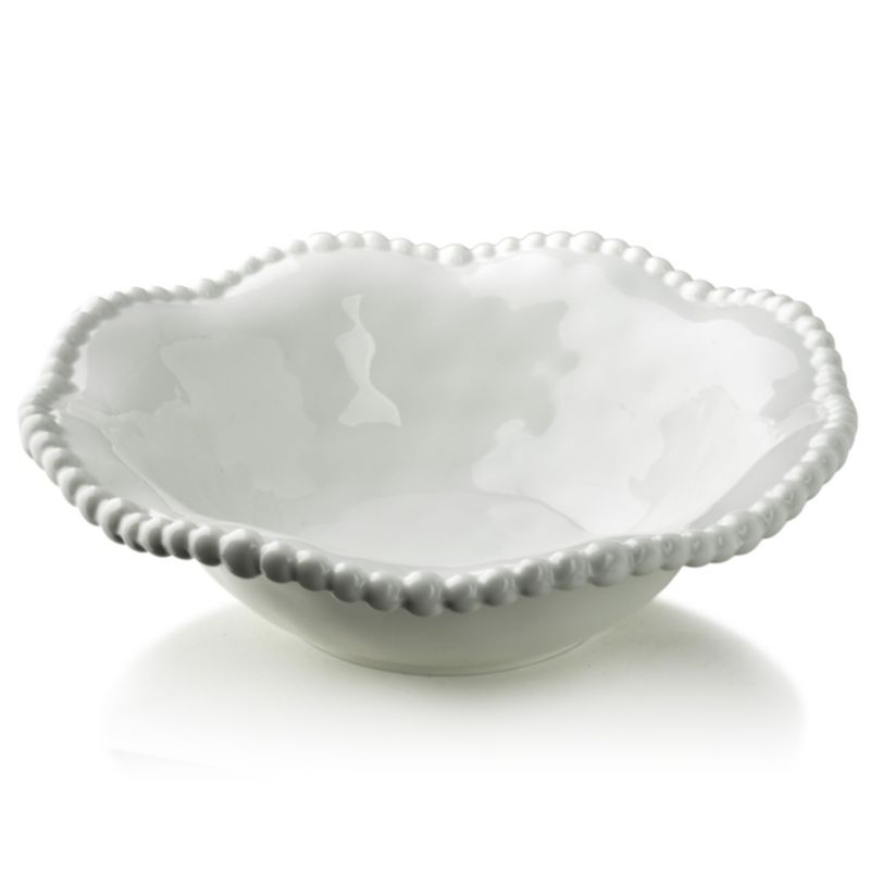 Miska porcelana BASIC 25x25x8 cm biały 1 szt.