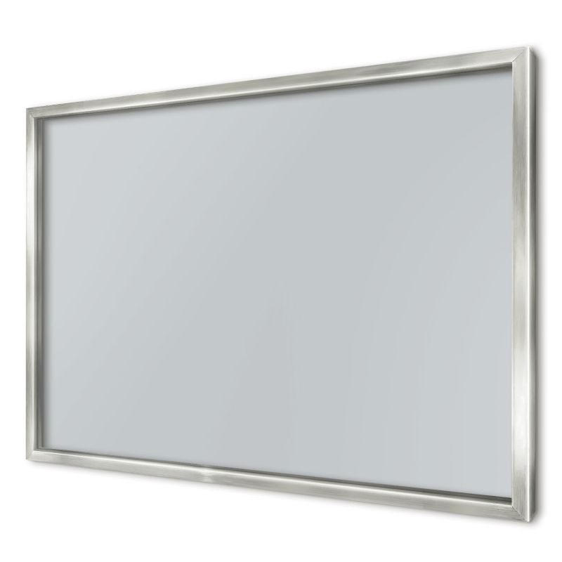 Tablica magnetyczna dekoracyjna Wallfluent 60x40 Jasna szarość w srebrnej ramie 1szt