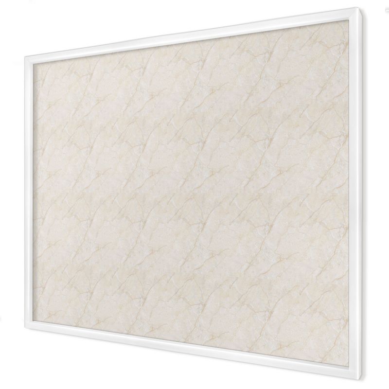 Tablica magnetyczna do salonu Wallfluent 80x60 Marmurowa elegancja w białej ramie 1szt