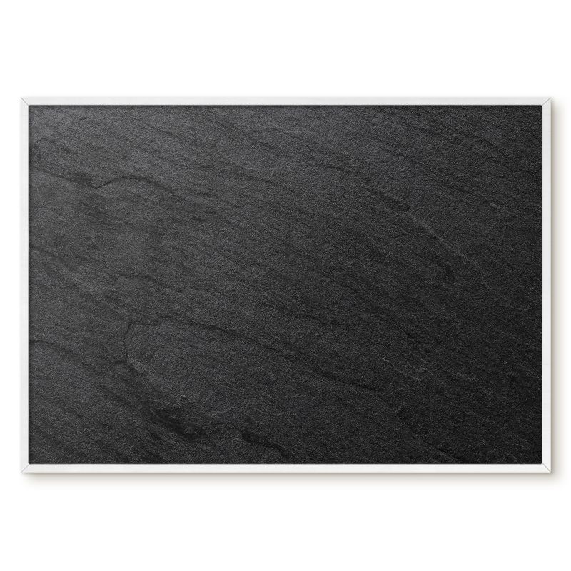 Tablica Magnetyczna Wielofunkcyjna Ścienna Tulup 100x70 cm Czarna faktura - Biała rama Do salonu, biura 1 szt.