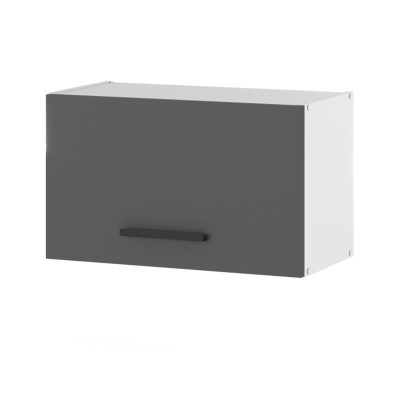 Szafka Kuchenna Hurtownia-Mebli Wisząca Okapowa Blanka górna okap60 60cm Biały Mat Szary Mat 60x30x36 cm 1szt.