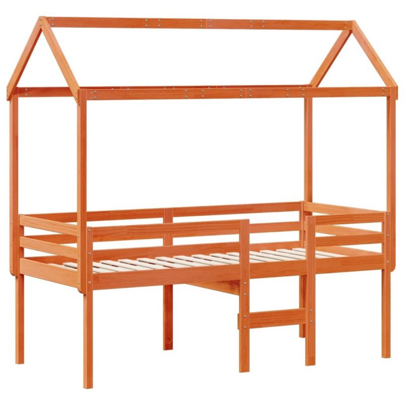 Łóżko drewniane WaszeMeble 90x190 cm brąz WM-3282140 1 szt.