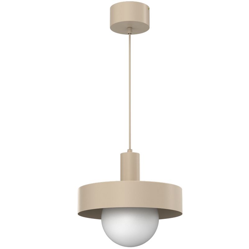 Lampa wisząca Luminex Canan beżowa 1xE27x15W IP20 wym:110x29x29cm - 1 szt.