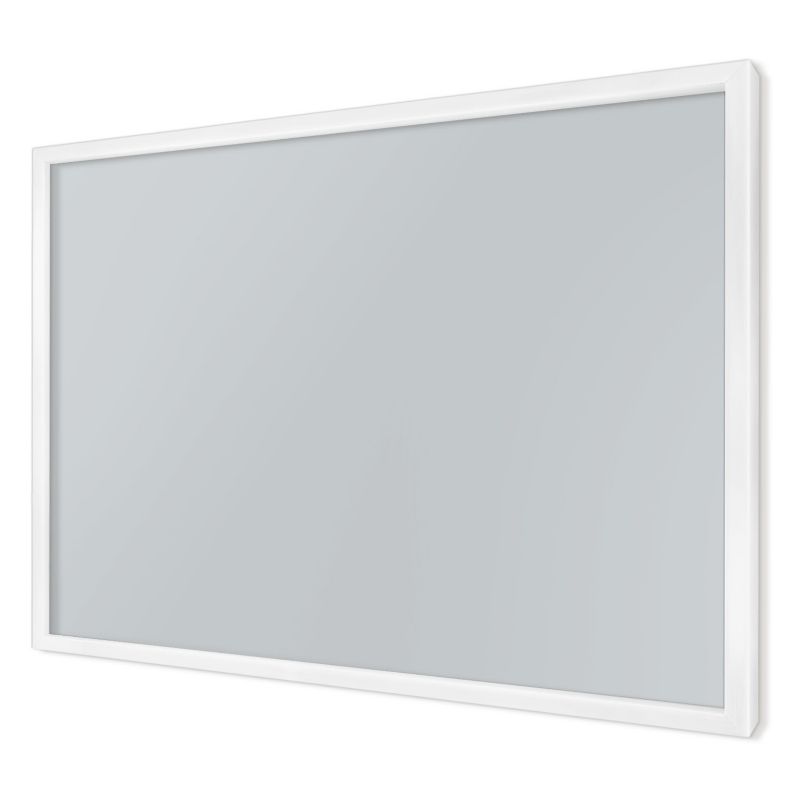 Tablica magnetyczna dekoracyjna Wallfluent 60x40 Jasna szarość w białej ramie 1szt