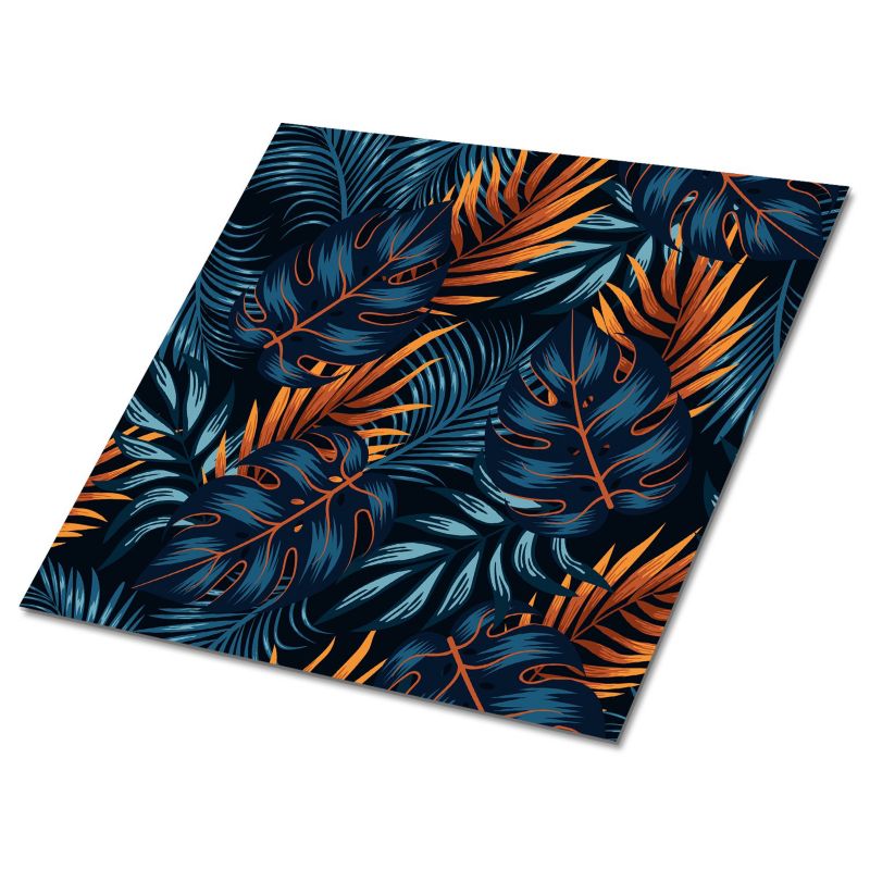 Kafelki samoprzylepne Tulup 30x30 cm Egzotyczne liście 9 szt.