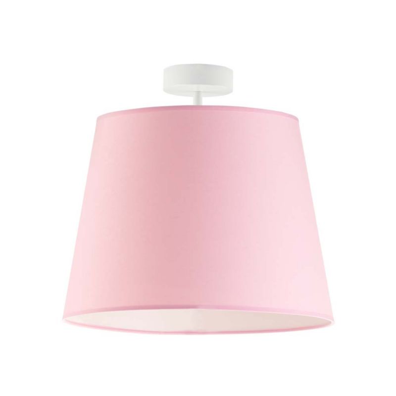 Lampa wisząca Volta Light Factory żyrandol plafon z abażurem stożek Różowy COSMO 1szt.
