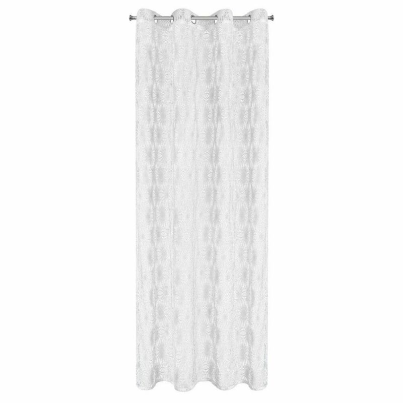Firana ROZI Eurofirany 140 x 250 cm biała w stylu boho przelotka 1 szt.