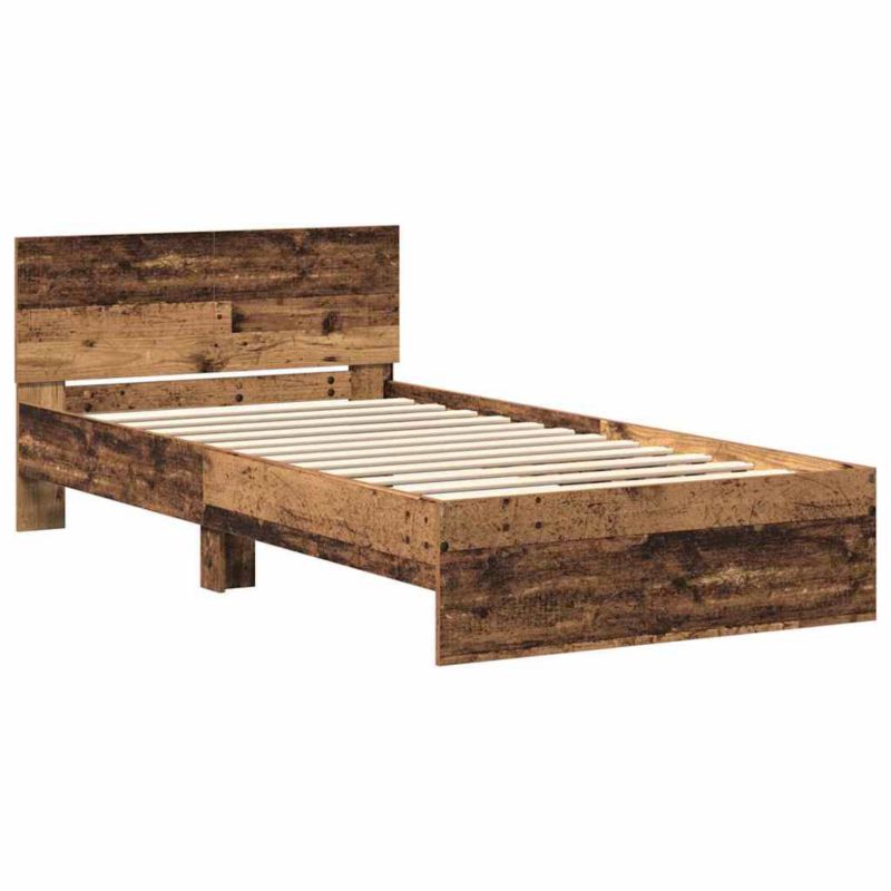 Rama łóżka WaszeMeble 100x200 cm Stare drewno WM-3376050 1 szt.