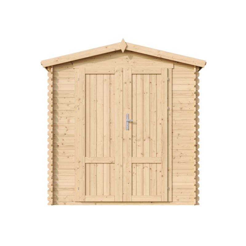 Drewniany domek ogrodowy Timbela M343F1+M343G 3,53 m² drewno naturalne grubość deski 19 mm 1 szt.