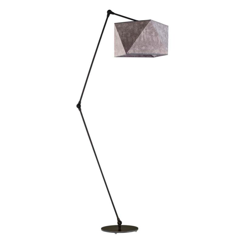 Lampa stojąca Volta Light Factory podłogowa przegubowa regulowana z abażurem beton diament SOUL 1szt.
