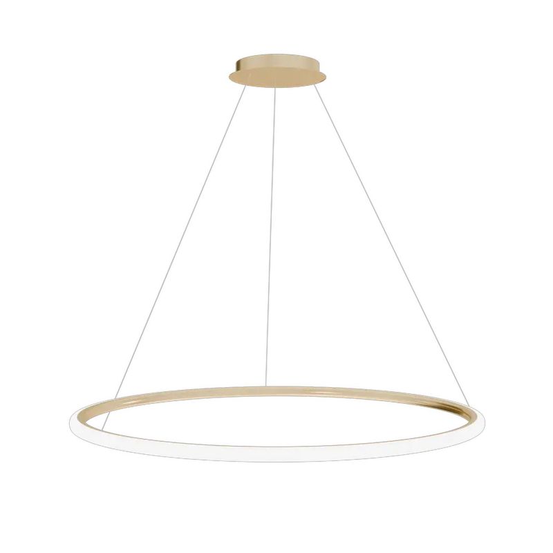 Lampa Sufitowa Wisząca Toolight Lhj001-Cp 40 Cm Gold Złoty 1 Szt