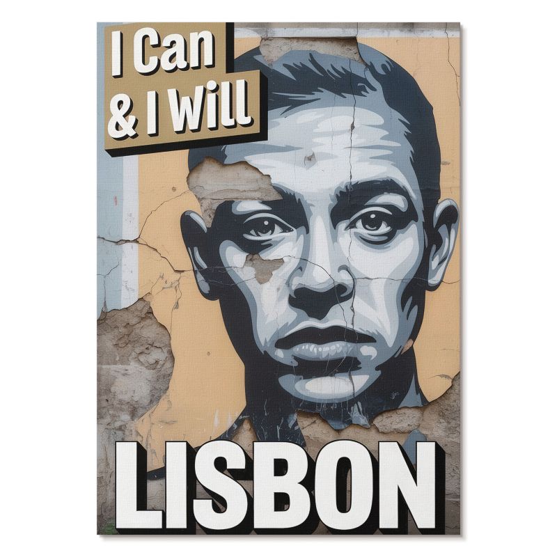 Plakat na Ścianę Tulup 21x29,7 cm (A4) Mural Lisbon Do salonu, biura, przedpokoju 1 szt.