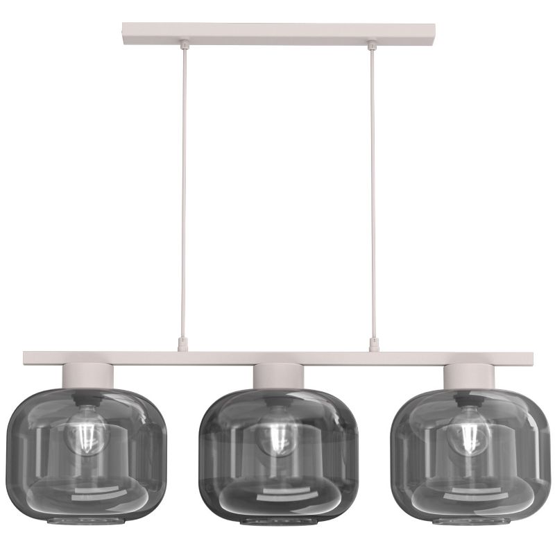 Lampa wisząca Luminex Galante beżowa 3xE27x15W IP20 wym:120x85x25cm - 1 szt.