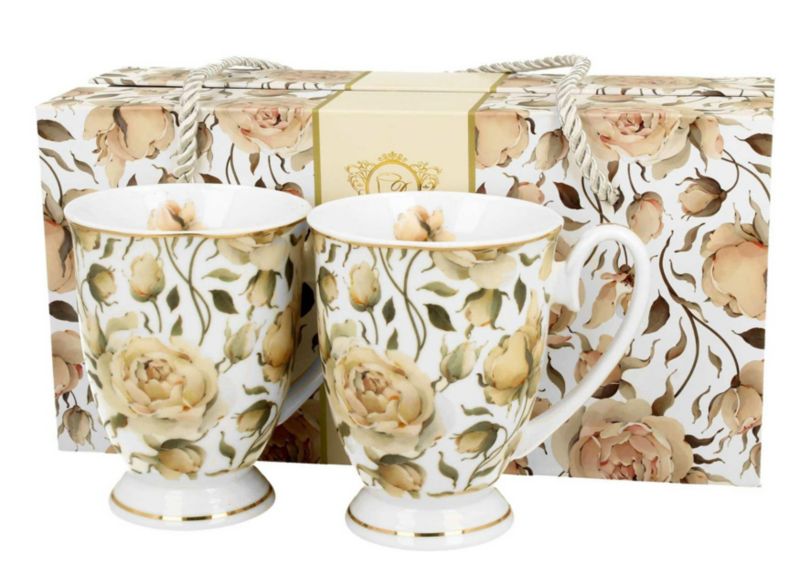 Kubki Duo porcelanowy 320 ml 11x8,5 cm 1 kpl.