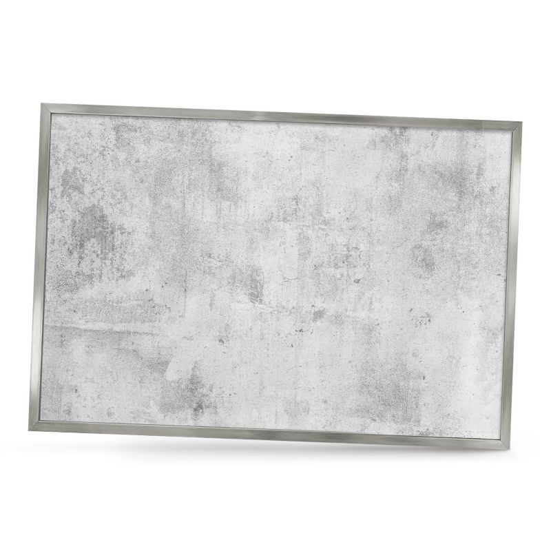 Magnetyczna tablica ozdobna ArtPrintCave 60x40 Beton surowy w srebrnej ramie 1szt