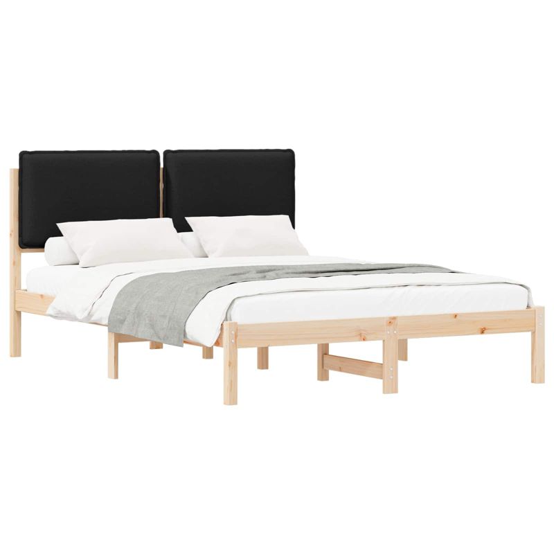 Łóżko Drewniane WaszeMeble 140x190 cm Brązowe WM-877846 1 szt.
