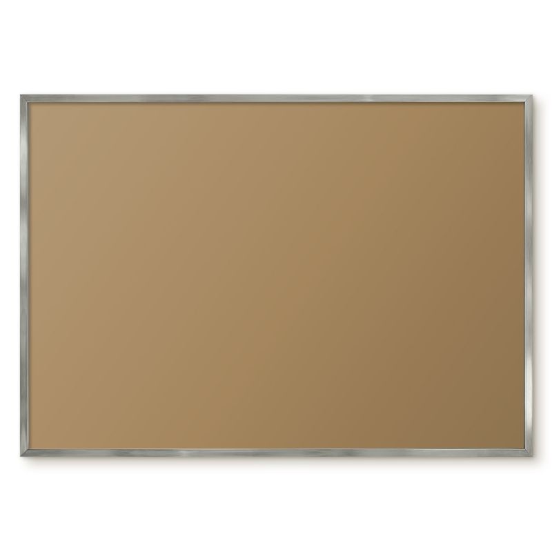 Tablica Magnetyczna Do Biura Tulup 100x70 cm Kolor brązowy - Srebrna rama Do biura, salonu 1 szt.