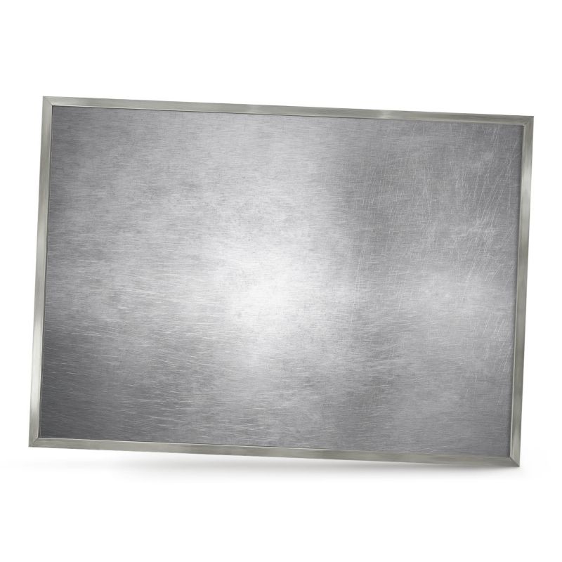 Magnetyczna tablica ozdobna ArtPrintCave 70x50 Metaliczna powierzchnia w srebrnej ramie 1szt