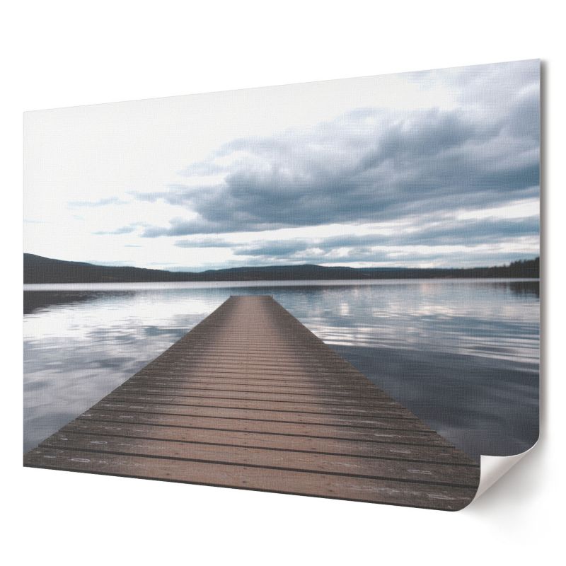 Plakat canvas Wallfluent Format A4 Jezioro pomost Artysta Mana 1 szt.