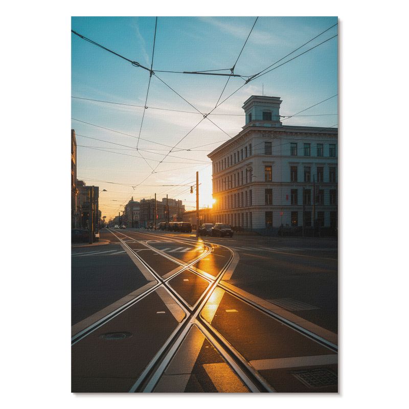Plakat na Płótnie Tulup 21x29,7 cm (A4) Miejski krajobraz Do salonu, biura, przedpokoju 1 szt.