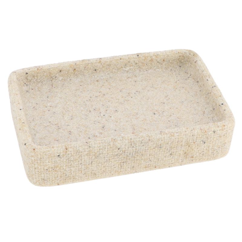 Mydelniczka łazienkowa Fiorillo TENDANCE beżowa prostokątna 12x8 cm 1 szt.