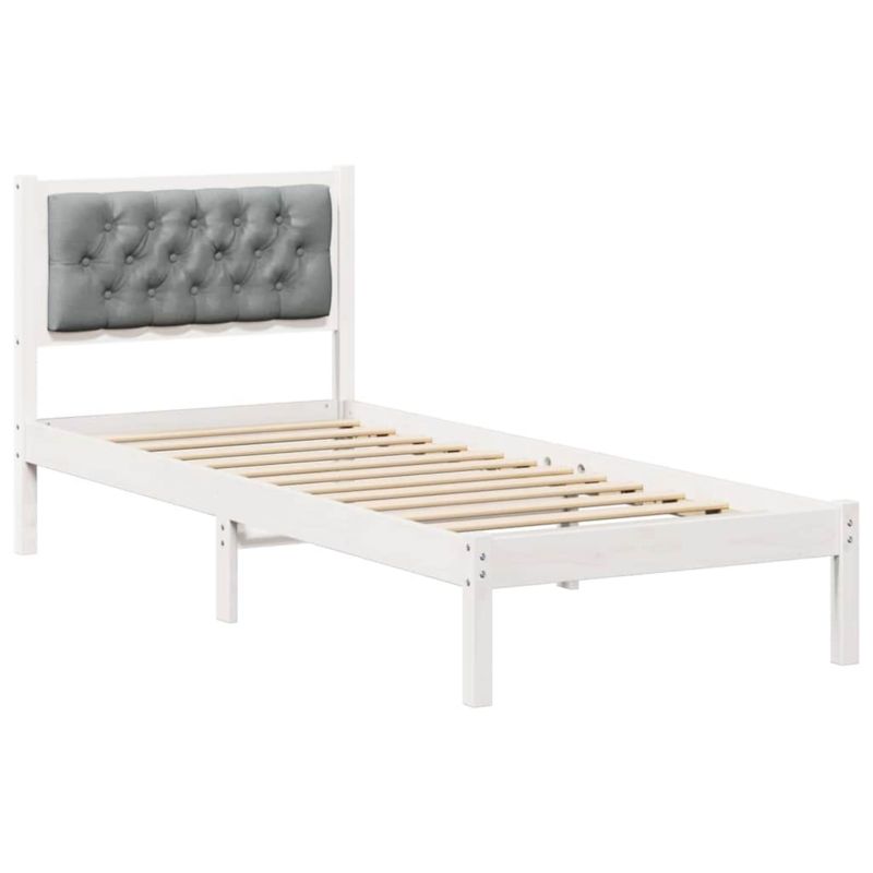 Łóżko Drewniane WaszeMeble 75x190 cm Białe WM-878233 1 szt.