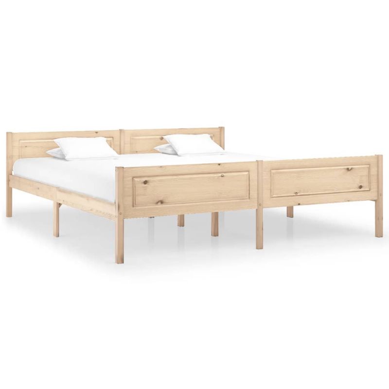 Łóżko drewniane WaszeMeble 180x200 cm brązowe WM-322101 1 szt.