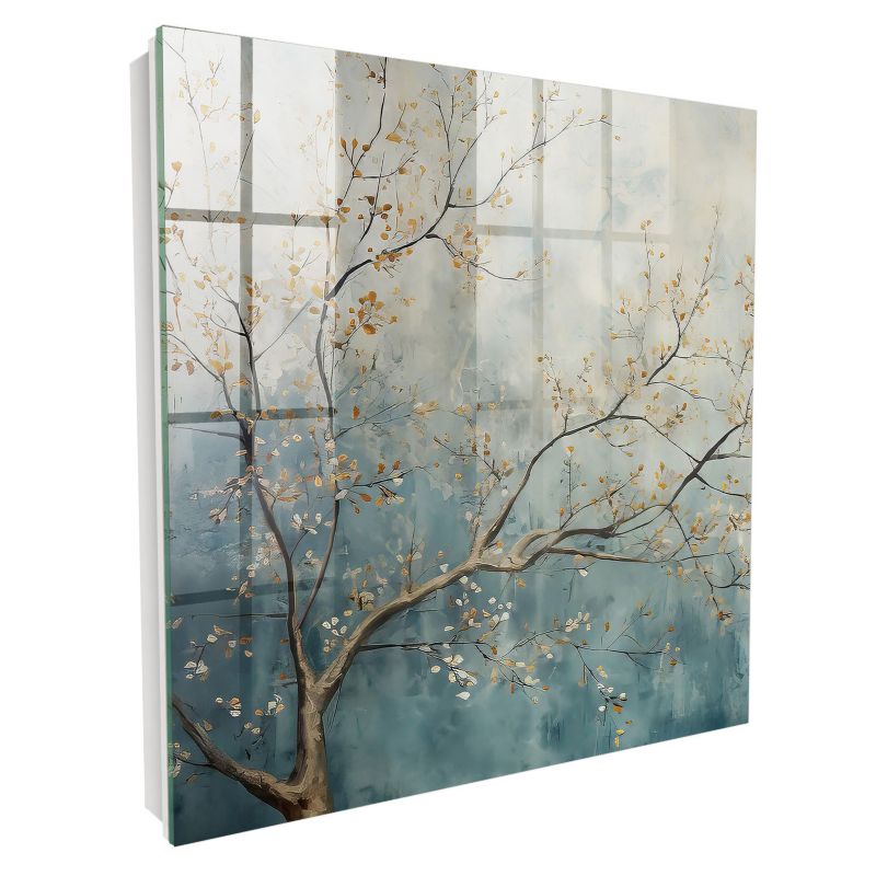 Pudełko Na Klucze Tulup 30x30 cm Relaks natury - Biała - Otwierana na prawo 1 szt.